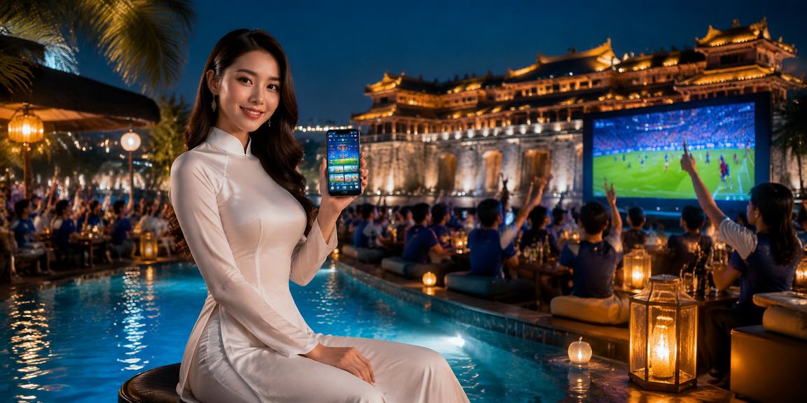 Người hâm mộ bóng đá theo dõi trận đấu và đặt cược tại Huế